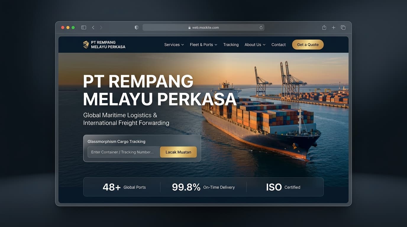 Tangkapan layar portofolio Rempang Melayu Perkasa